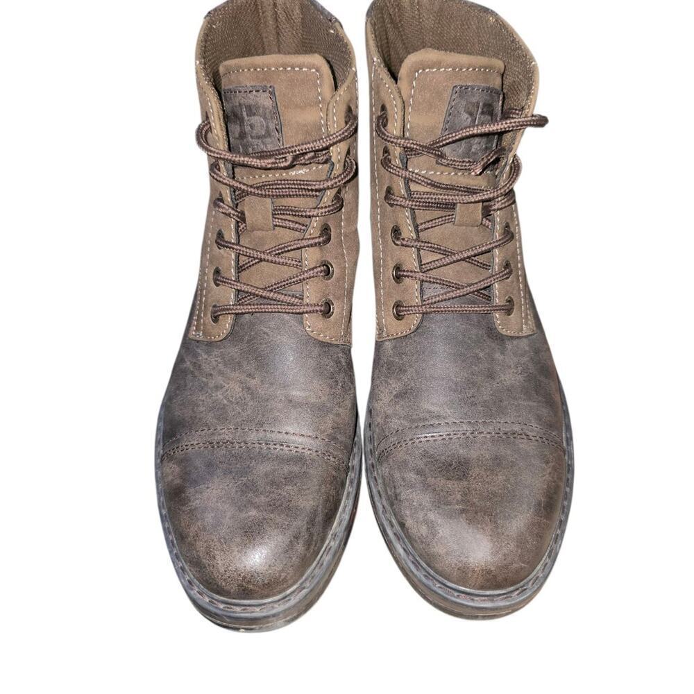 Joe's Jeans Battle Cappy Brown Boots Mens 8 Womens 9.5 Lace Up